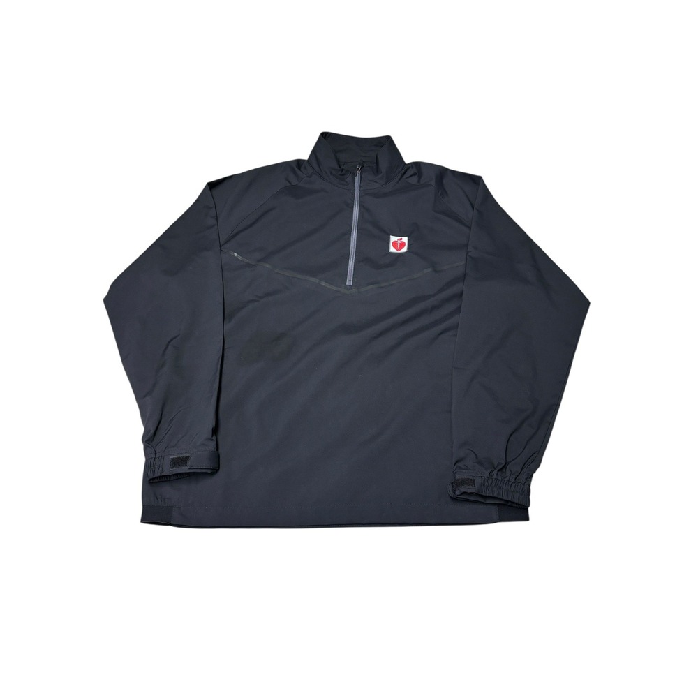 FootJoy x AHA Mens Large Black Quarter Zip Golf Pullover Windbreaker Jacket